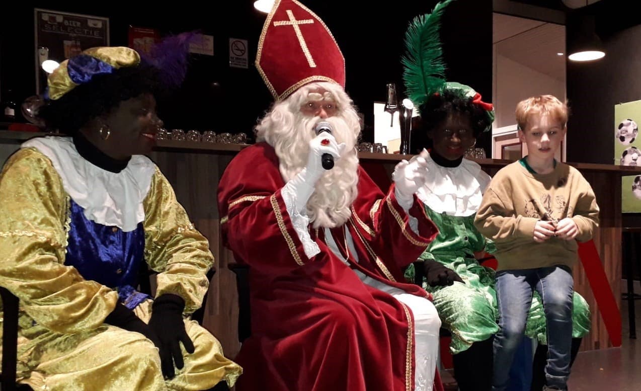 Sint en Piet bij VVZ