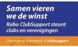 VV Zwaagwesteinde ontvangt bijdrage uit Rabo Clubsupport!