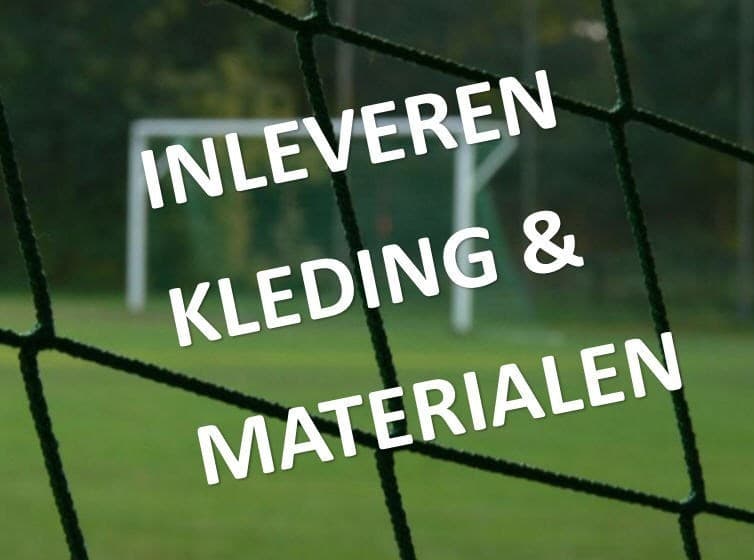 Inleveren kleding en materialen jeugd