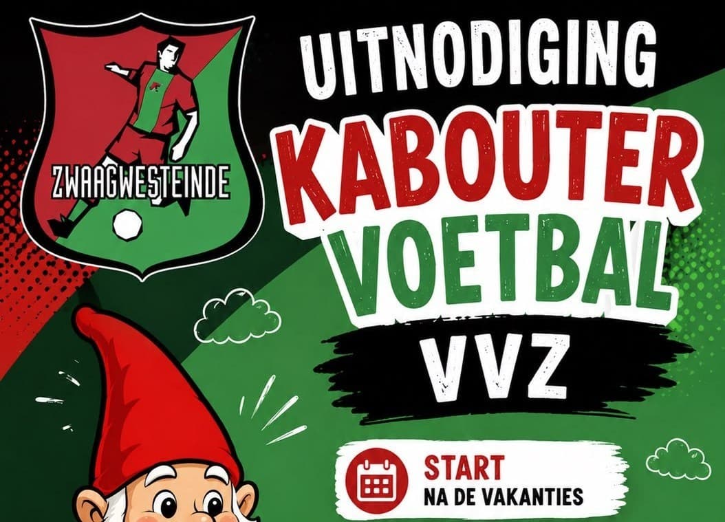 Nieuw bij VVZ!! Kom kennismaken met voetballen.