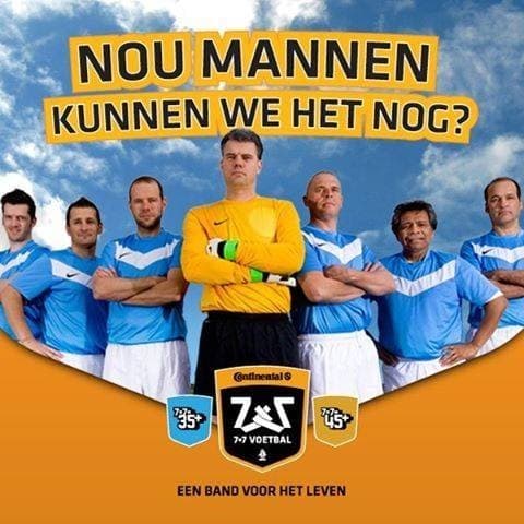 Vrijdag 45+ voetbal op sportpark de Wieken