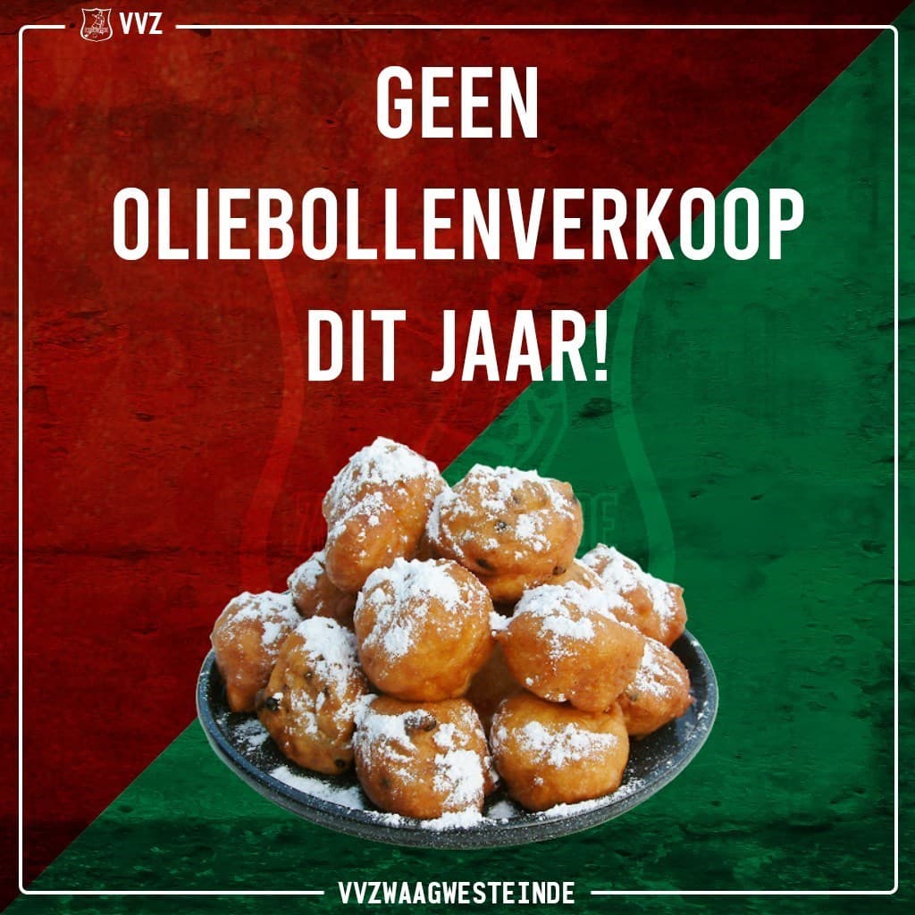 Traditionele Oliebollen verkoop gaat niet door!!