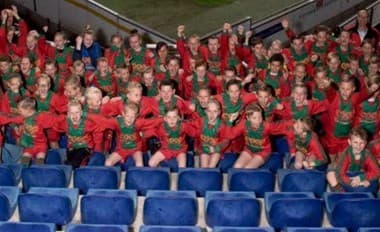 Aanvang training voor de jeugd